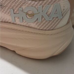 Hoka Women's Tan and Cream Athletic Shoes